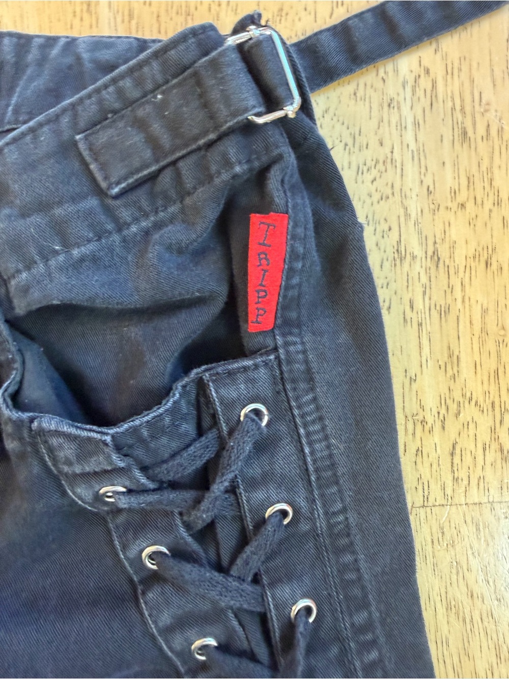 Tripp NYC Black Lace-Up Pants - Picture 7 of 15